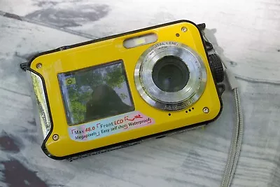 £31.15 • Buy 48mp Digital Waterproof Camera Yellow Selfie