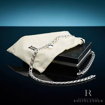 Montblanc Ladies Silver Jewellery Always Together Necklace Ag 925 MOP ID 118531 • $719