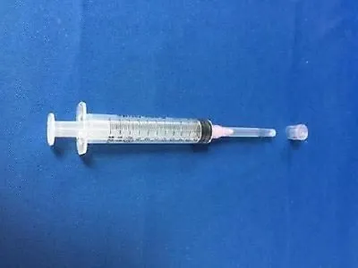 5 Pack -10ml Sterile Syringe With 18 Ga 1 1/2  Blunt Tip Needle + Clear Tip Cap • $7.48