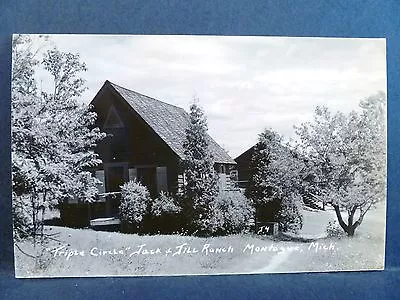 Postcard MI Montague Triple Circle Jack & Jill Ranch RPPC Real Photo • $6.99