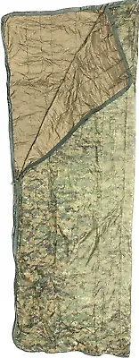 USGI Poncho Liner W/ Zipper USMC Woodland Marpat Woobie Blanket Or Sleeping Bag • $59.99