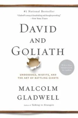 David And Goliath: Underdogs Misfits And T- 9780316204378 Paperback Gladwell • $4.32