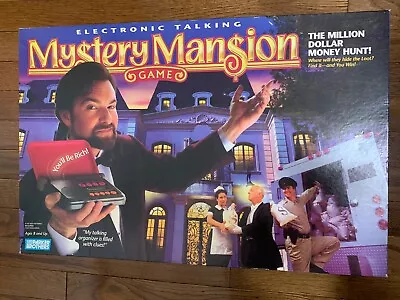 Mystery Mansion Game Electronic Talking Board 1995 Parker Bros Works • $72.99
