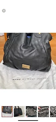 Marc Jacobs Francesca Leather Oversize Hobo Crossbody Shoulder Purse • $99