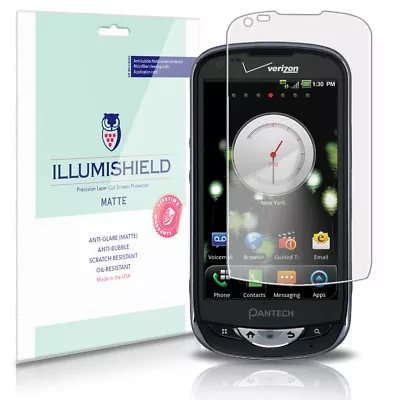 ILLumiShield Anti-Glare Matte Screen Protector 3x For Pantech Breakout (Verizon) • $10.95