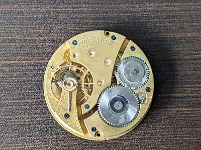 Antique Waltham USA American Traveler Pocket Watch Movement For Repair 1914 • £30