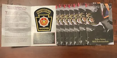 (8) Pennsylvania State Police Trooper Patches & Pamphlets (lot Of 8) • $48