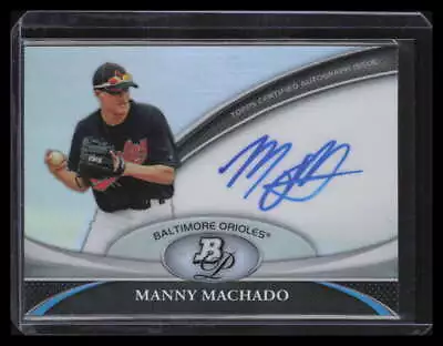 2011 Bowman Platinum Prospect Autograph Refractor MM Manny Machado Rookie Auto • $80