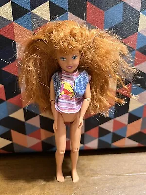 1996 Bicylcist Whitney Jointed Doll Friend Of Stacie Barbie Skipper Crimped Hair • $12