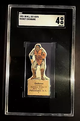 1921-30 M.L. Die-Cuts Mickey Cochrane Hall Of Fame Rookie RC - SGC 4 VGEX (RARE) • $249.99