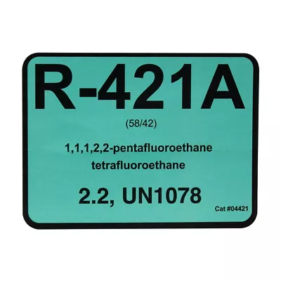 R-421A / R421A Label # 04421  SOLD EACH • $1.60