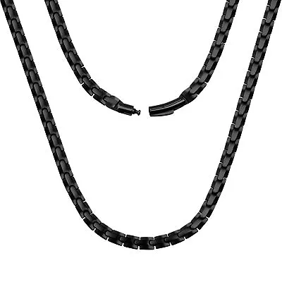 Feraco Titanium Magnetic Necklace For Men Women Magnetic Necklace Titanium Ch... • $64.09