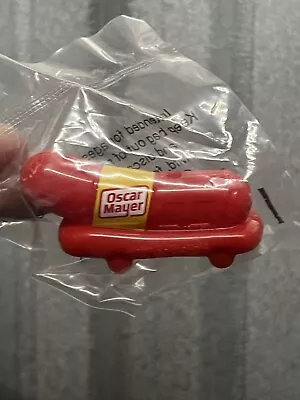 Oscar Mayer Wiener Whistle Factory Sealed New Mobile 2  Inch Red Toy Vintage • $14.99