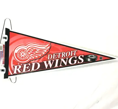 Detroit Red Wings Nhl Licensed 30 X12  Felt Pennant Free Shipping • $9.99