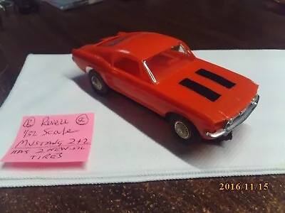 Used Vintage Revell 1/32 Scale Mustang 2+2 Slot Car Orange (see Pictures) • $54.95