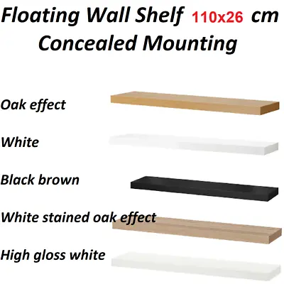 IKEA Wall Shelf LACK Floating Wall Storage Display Home Office Book Shelf 110 Cm • £26.77