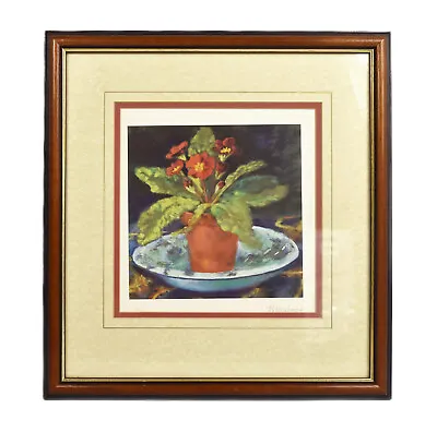 Nel Whatmore Original Framed Primrose Plant Signed Limited Edition Print • £30