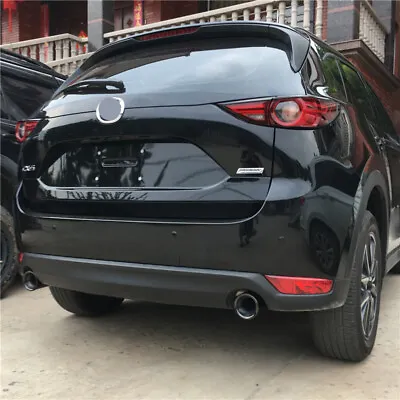 2x Black Stainless Steel Tail Exhaust Tips Muffler Pipe For Mazda CX-5 2012 On • $110