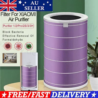 HEPA Air Purifier Filter For Xiaomi Mi 1/2/Pro/2S/3 Air Purifier Air Cleaning AU • $31.19