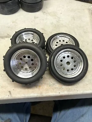 Vintage Sees RC Aluminum Wheels Taper Axle Drive Vehicles. New Tires • $124.99