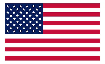 American Flag Vinyl Car Sticker Decal 5  X 8   MADE IN USA • $4.99