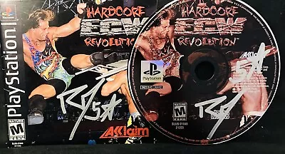 Rob Van Dam RVD “ECW Hardcore Revolution” Autographed Signed Vintage PS1 Game • $125