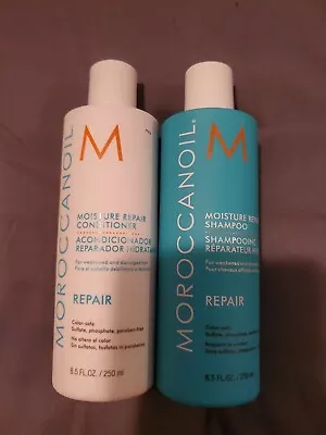 Moroccanoil Moroccan Oil  Moisture Repair Shampoo & Conditioner 8.5 Oz  • $44.99