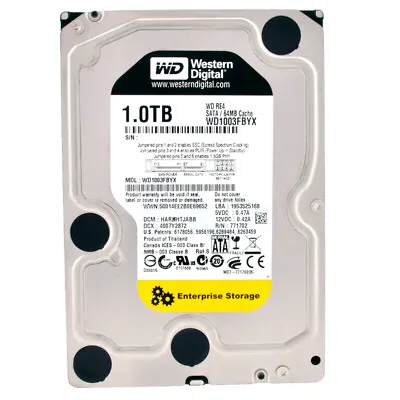 Western Digital Black 1TB Re 4 WD1003FBYX SATA II 64MB 7200U/Min 35   Inch • $89.23