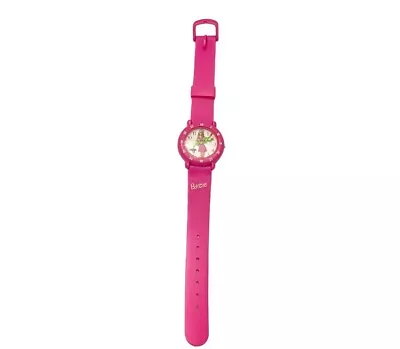 Vintage Barbie Pink Watch Wristwatch 1997 Mattel Time To Learn - No Longer Works • $12