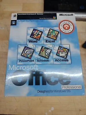 Vintage Microsoft Office Professional Designed For Windows 95 New • $50