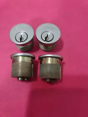 Schlage Everest S123 Mortise Cylinder 626 Lot Of 4 -   0  Bitted • $90