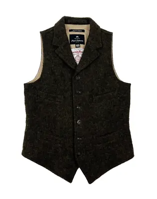 Nigel Cabourn Made In England Harris Tweed Crazy Mallory Vest Small/Med • $125