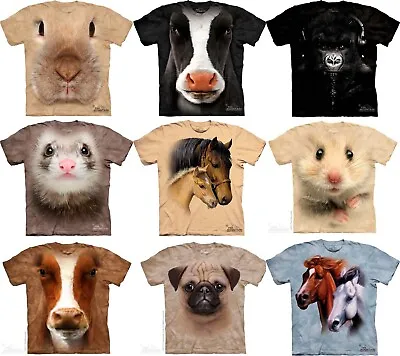 £17.50 • Buy The Mountain Adult T Shirts Animal Cow Horse Dog Hamster Ferret Bunny