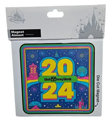 Walt Disney World 4 Parks 2024 Year Celebration Car Magnet Ornament • $23.95