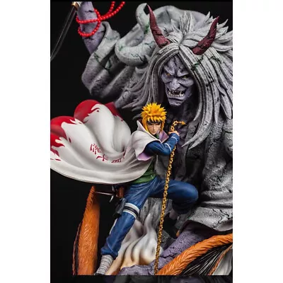 High Quality Anime Naruto Figure Namikaze Minato Figure Naruto Statue Yondaime • $50.99