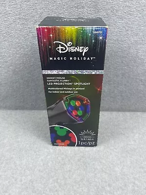 Disney Magic Holiday Mickey Mouse Fantastic Flurry LED Projector Christmas WORKS • $19.88