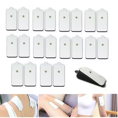 Tens Electrode Pads Large Snap On Replacement For Tens Unit EMS Pulse Massager • $6.99