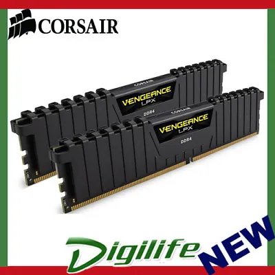 Corsair Vengeance LPX 16GB (2x8GB) DDR4 3200MHz Gaming RAM CMK16GX4M2B3200C16 • $79