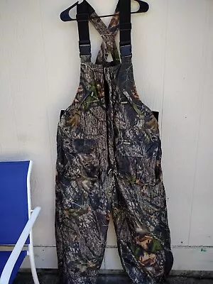 Remington Mossy Oak Bibs Camouflage Insulated  Never Used Men's XL Hunting • $49.99