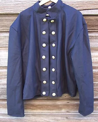 Civil War Union Reenactor Officers Double Breasted Shell Jacket 48 • $81