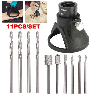 £7.59 • Buy Dremel Rotary Multi Tool Cutting Guide HSS Router Drill Bits Set Attachment Kit