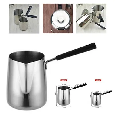 Pouring Pot Candle Making Wax Melting Jug Pitcher Soap DIY Stainless Steel Tools • £9.42