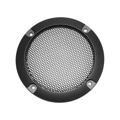 Speaker Grill Cover 3 Inch 95mm Mesh Decorative Circle Subwoofer Guard Black • $11.27