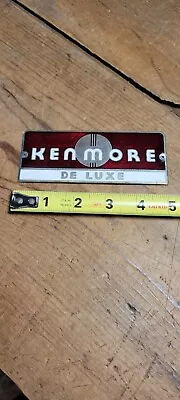 Nice Old Vintage Brass Enamel Kenmore Refrigerator Tag Antique Plaque Emblem • $39.99