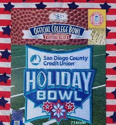 2022 San Diego County Credit Union Holiday Bowl Patch Oregon Vs North Carolina • $17.99