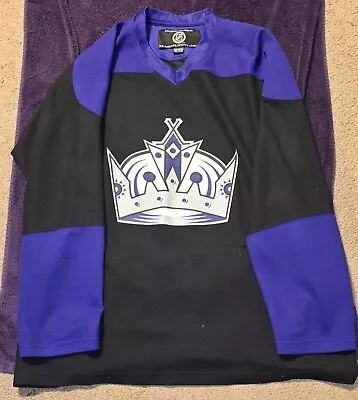 LA Kings Hockey Jersey XL Black And Purple No Name Vintage Offical Licensed NHL • $30