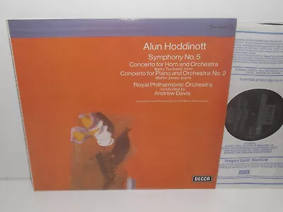 SXL 6606 Hoddinott Symphony No.5 Royal Philharmonic Orc Andrew Davis HP TAS List • £50