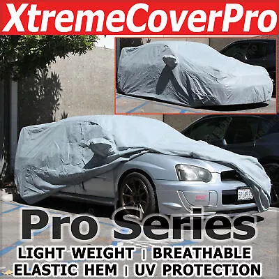 Breathable Car Cover W/MirrPckt For 2006 2007 Subaru Impreza STI W/ STI Spoiler • $49.99