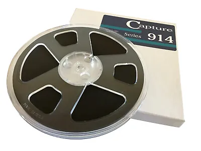 Capture 914 Reel To Reel Recording Tape 1/4  Plastic 7  Spool • £29