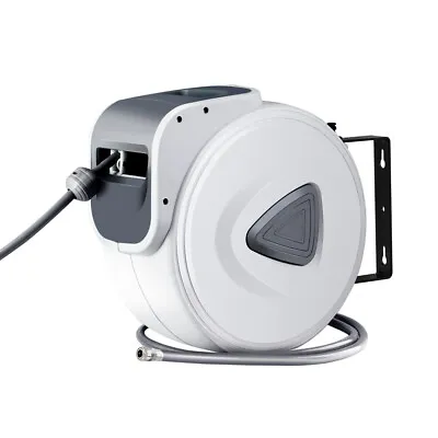 Giantz Air Hose Reel 10m Retractable Rewind Swivel Wall Mount Compressor Garage • $56.23